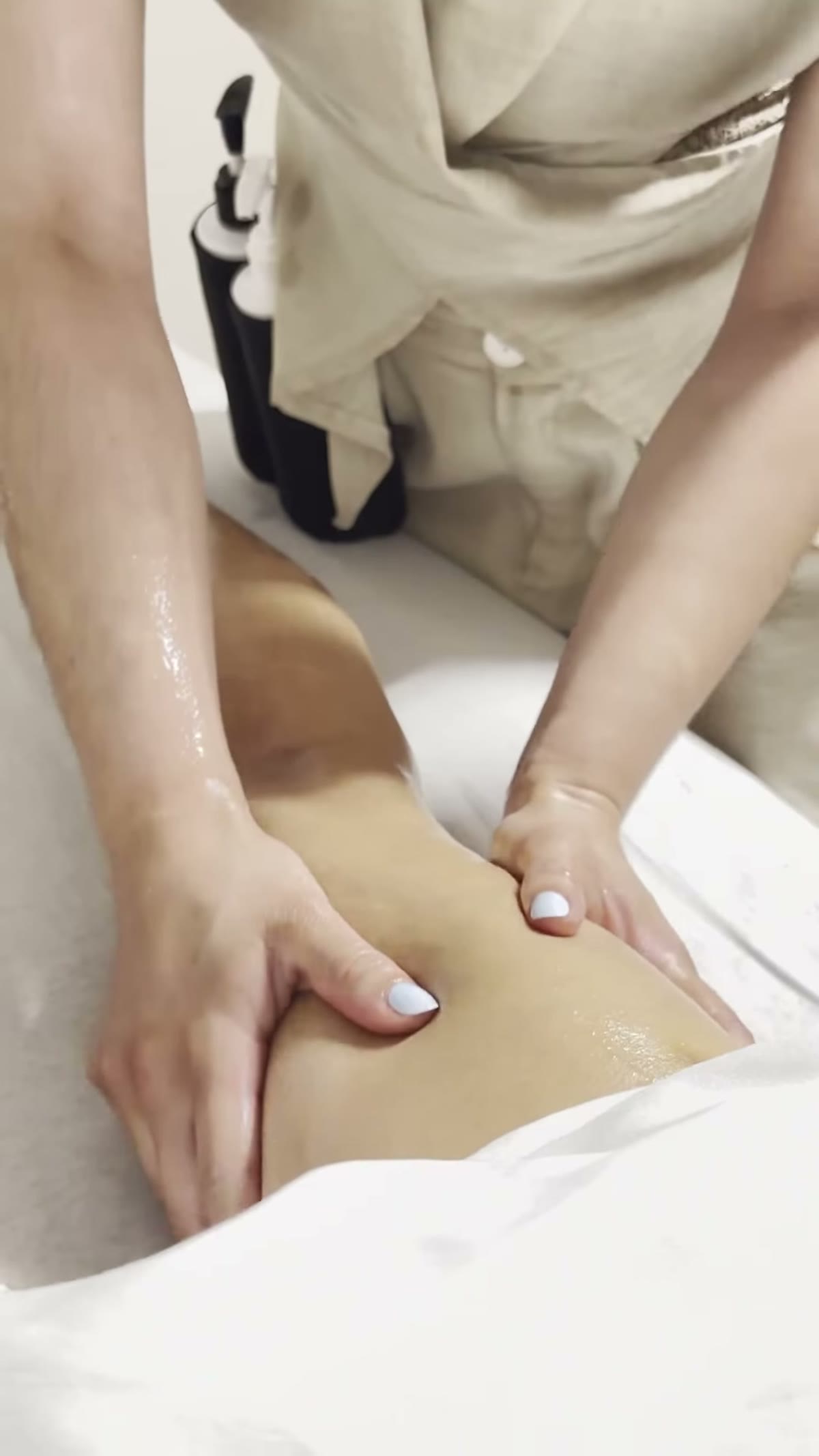 Deep tissue calf massage at AG Spa